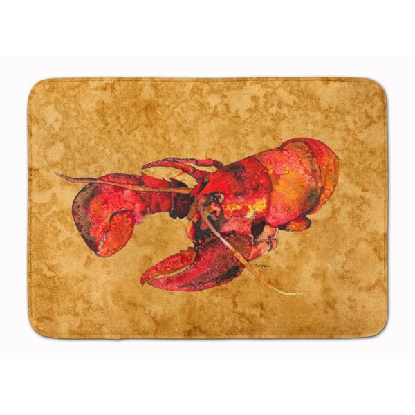Carolines Treasures Lobster Machine Washable Memory Foam Mat 8715RUG - main